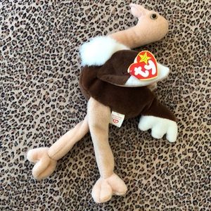 TY Beanie Baby Stretch the ostrich